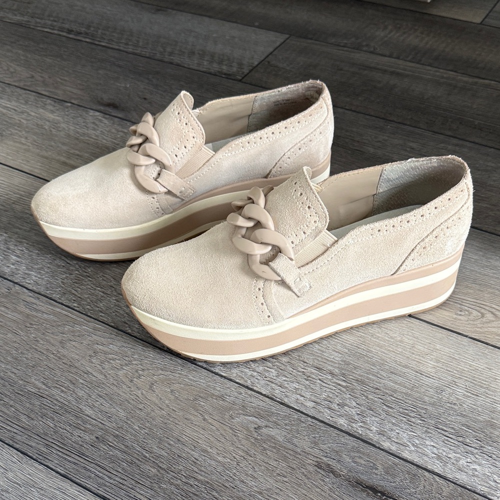 DV by Dolce Vita Cream Platform Loafers